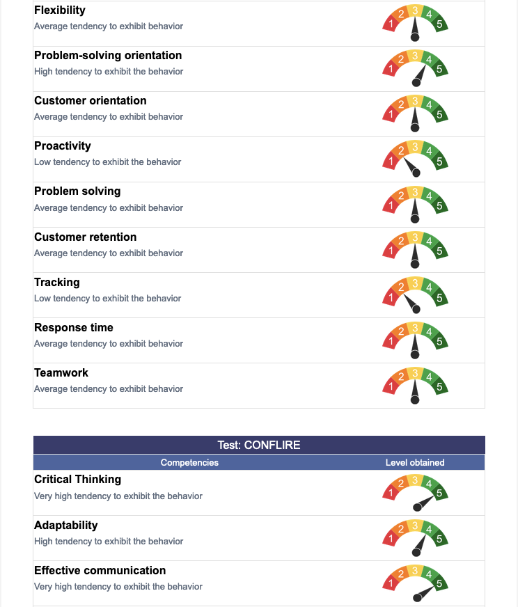 PsicoSmart report 2